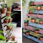 Transforma tu pared en un hermoso jardín con jardineras de palets
